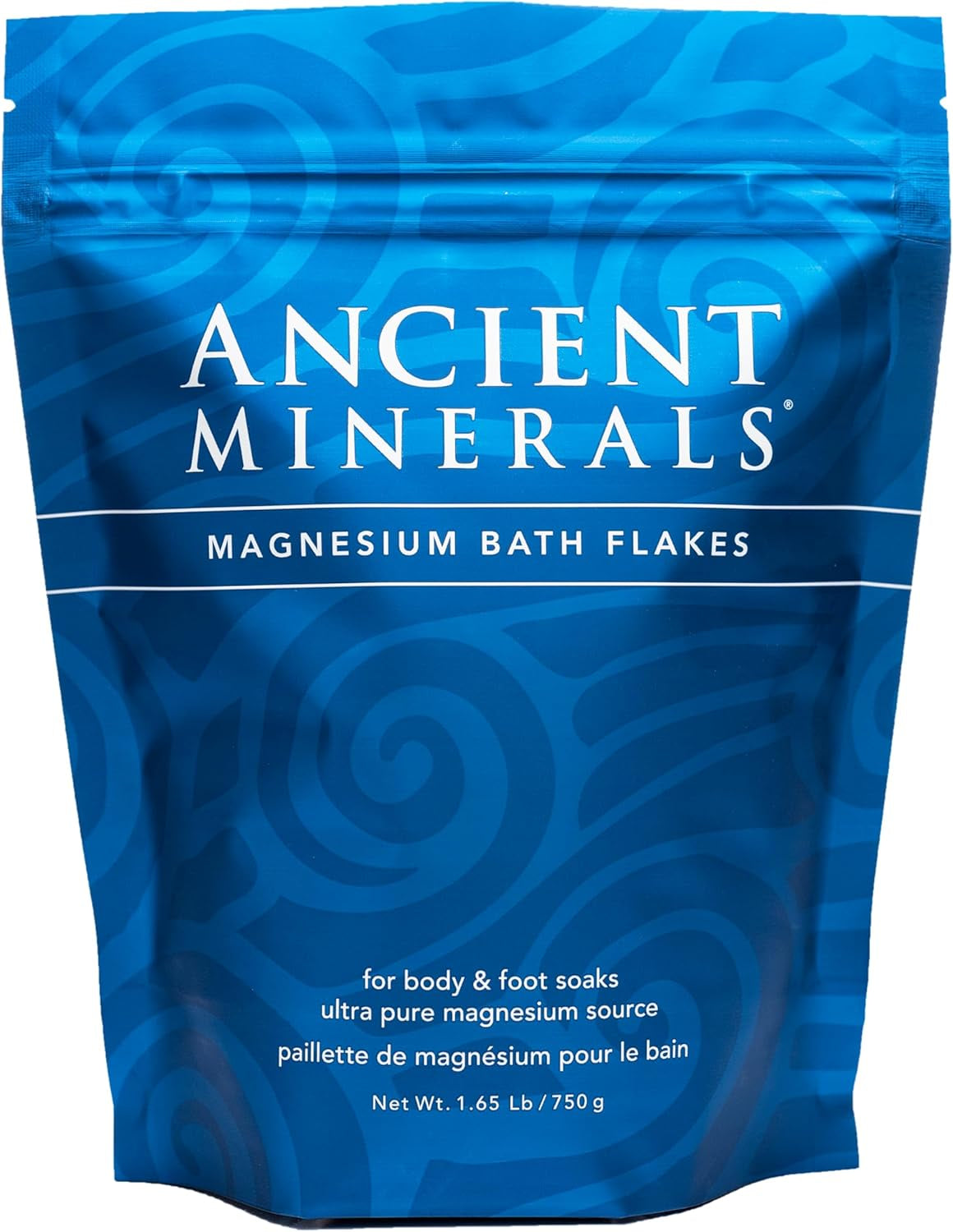Magnesium Bath Flakes - Ultimate Relaxation & Superior Results in Resealable 1.65 Lbs. Bag