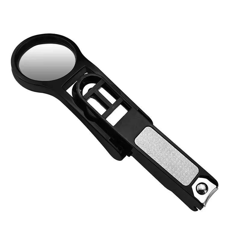1Pc Nail Clipper with Magnifying Glass- Elderly Helpful