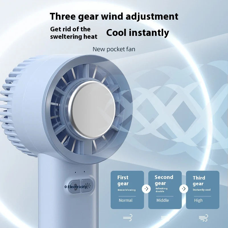 Mini Turbo Jet Fan - Supercharged Portable Ice Cold Breeze with High Wind Speed
