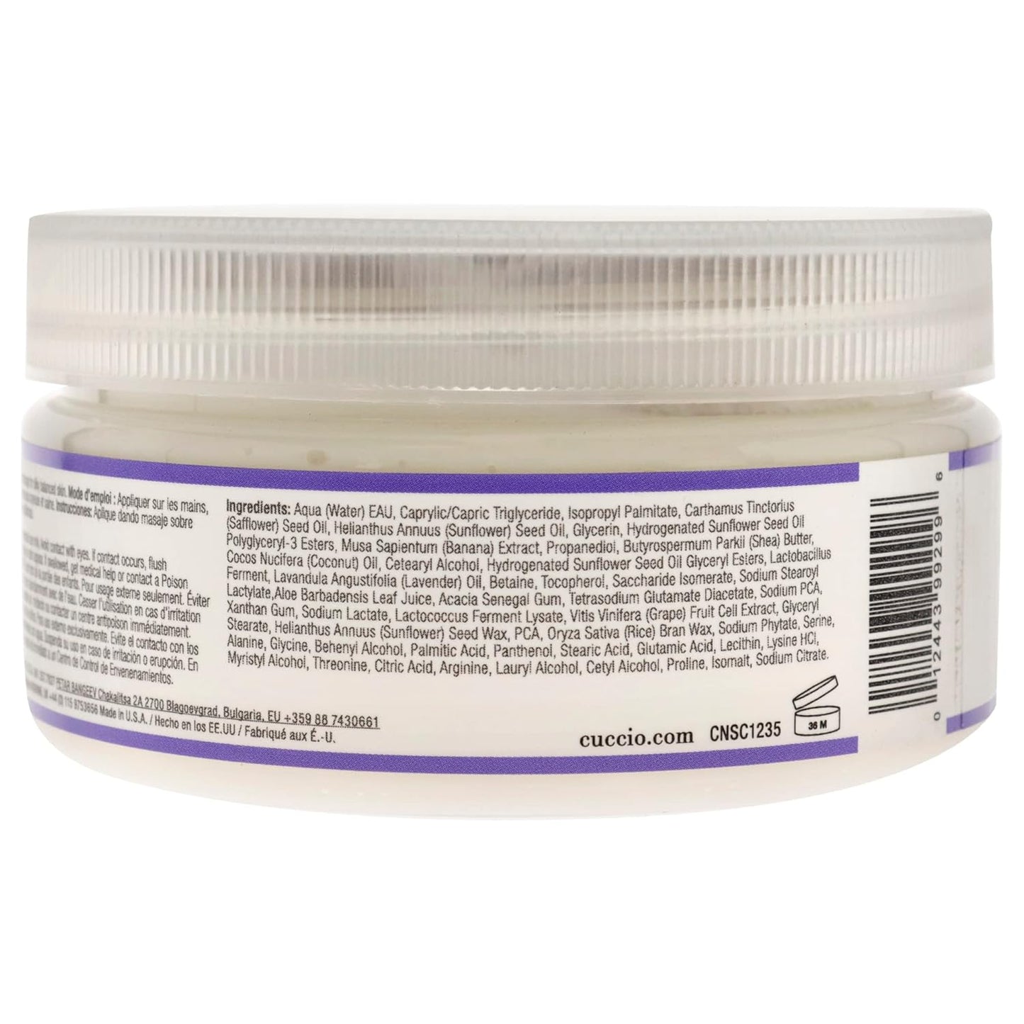 Luxurious Lavender Skin Prebiotic Body Butter - Unisex 8 Oz Moisturizer