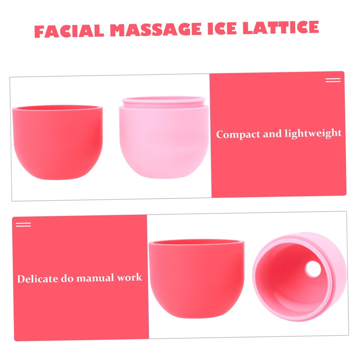 Multi-Use Silicone Ice Face Roller for Eye Puffiness Relief Manual Cooling Tool for Dark Circles Facial Skin Care Treatment Reusable and Convenient