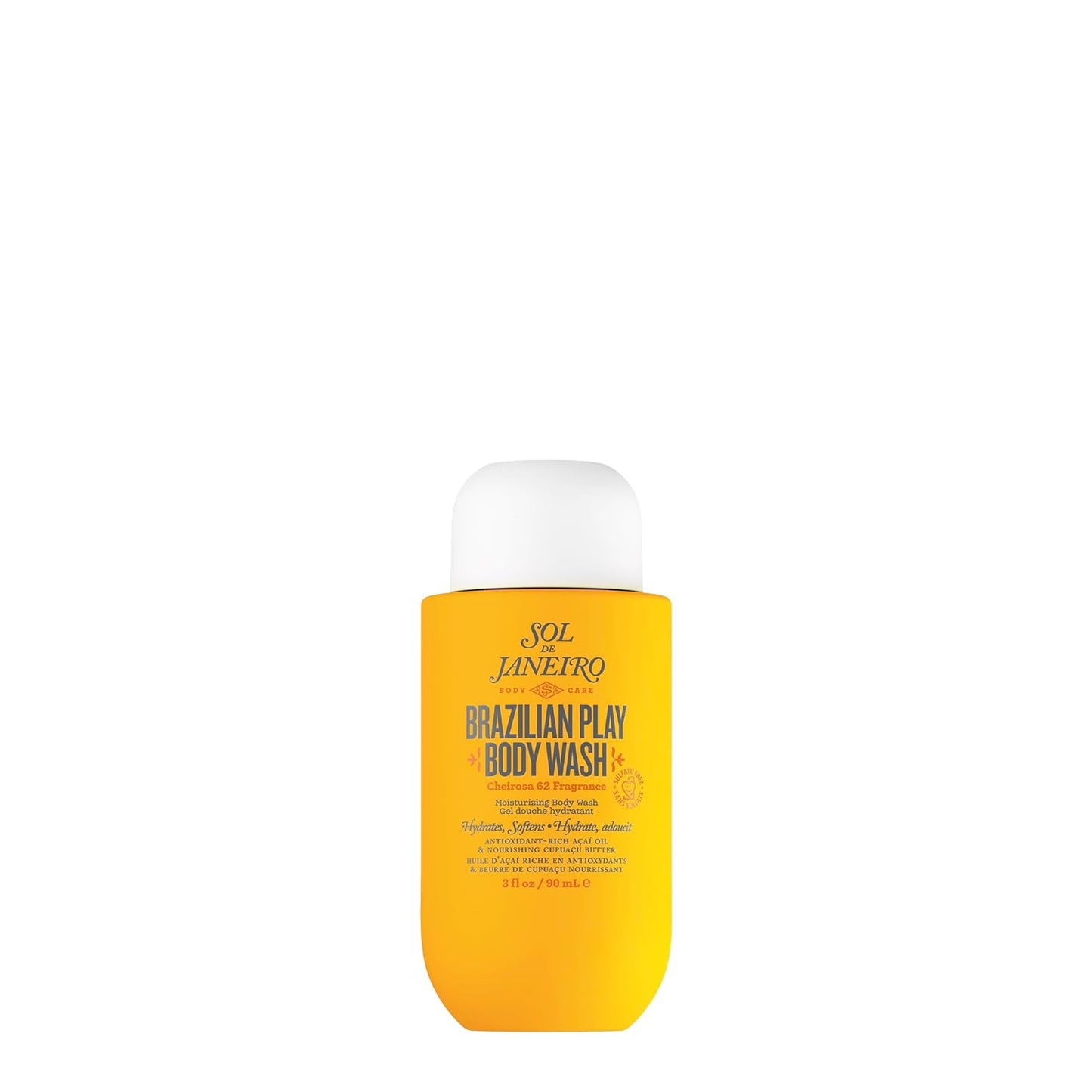 Brazilian Play Moisturizing Shower Cream-Gel Body Wash - Premium Body Cleanser - Hydrating for Soft Skin