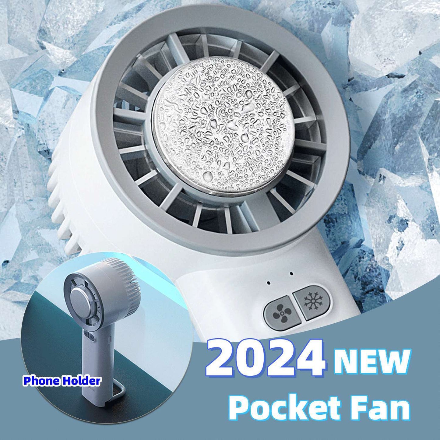Mini Turbo Jet Fan - Supercharged Portable Ice Cold Breeze with High Wind Speed