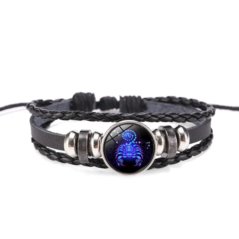 Zodiac Signs Constellation Charm Bracelet
