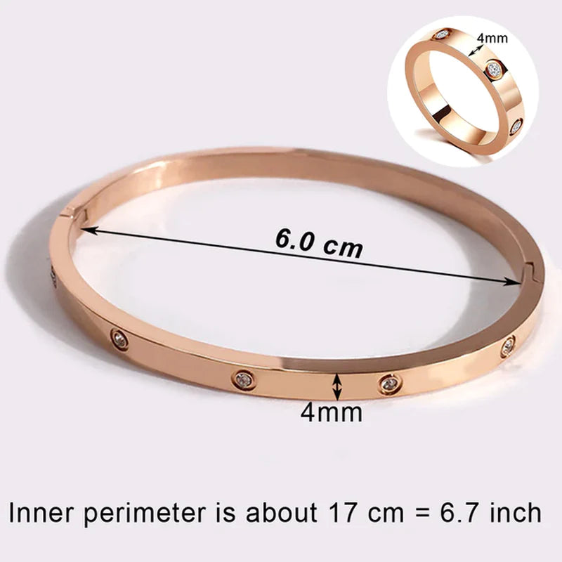 Bangle/ Ring Set -Stainless Steel Jewelry