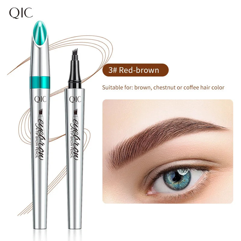 Liquid Eyebrow Pencil 3D Waterproof -Long Lasting Natural Dark Brown
