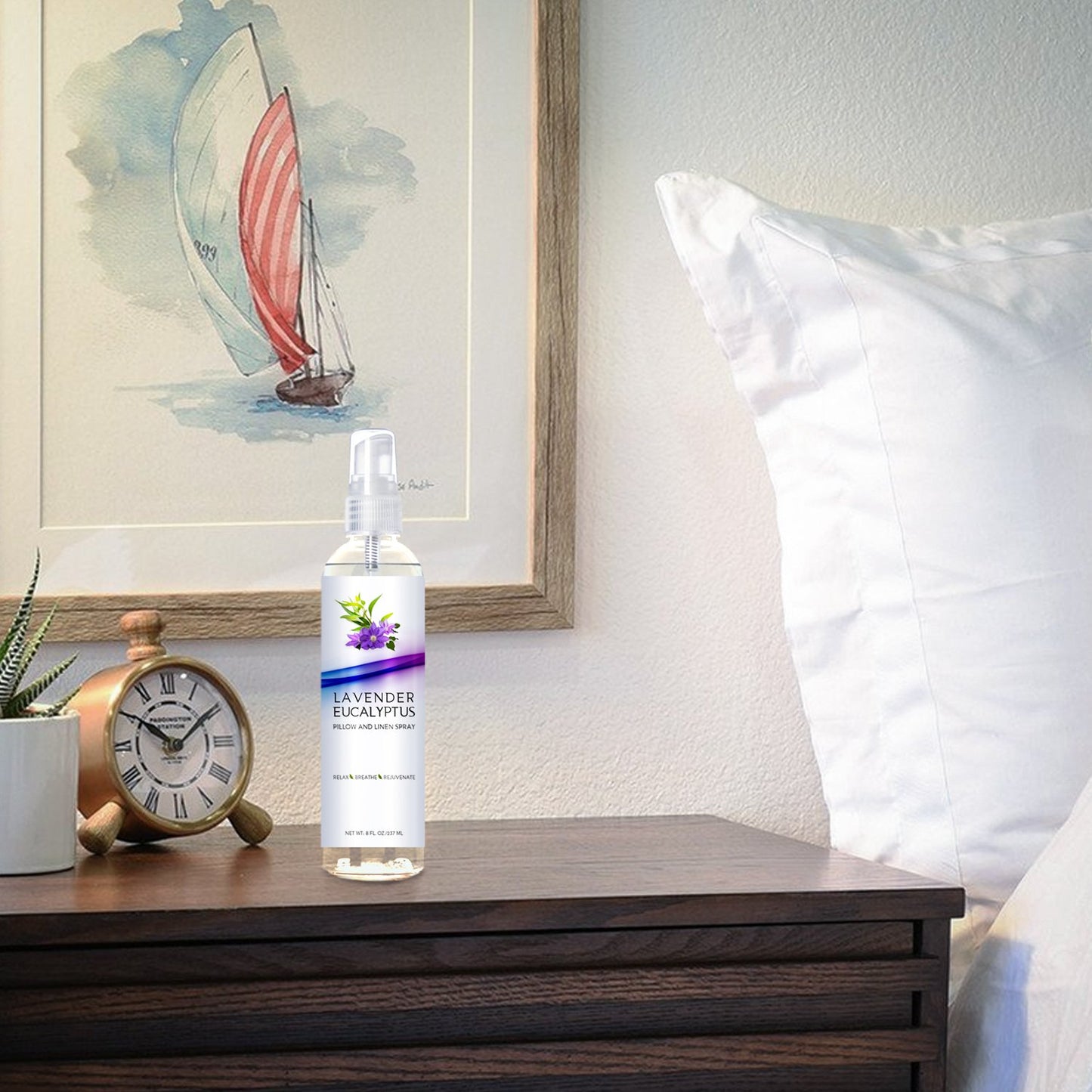 Transform Your Space: Original Lavender Eucalyptus Pillow & Linen Spray - The Ultimate Relaxation Mist (4Oz)