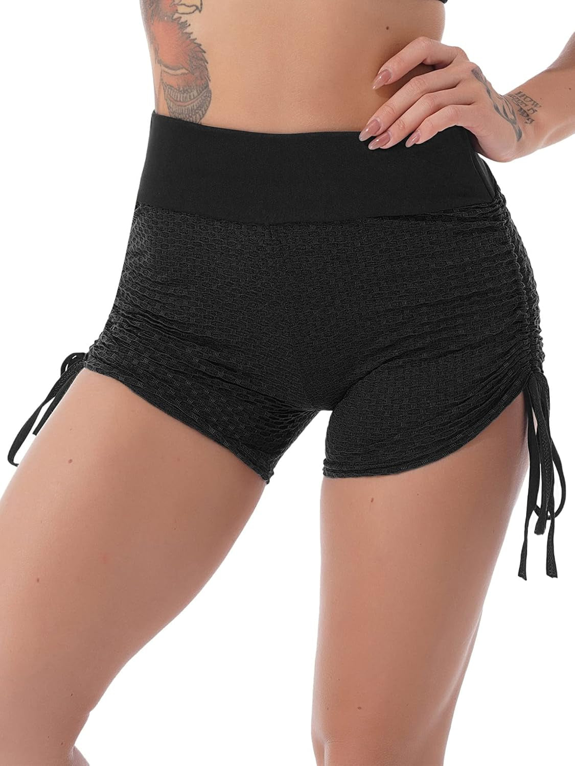 Lift & Shape: Women's Slim Fit Yoga Dance Shorts with Tummy Control - Perfect for Athletic Workouts!