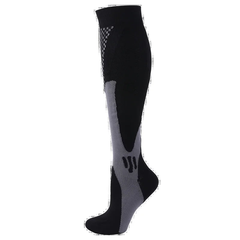 Compression Stockings -Promotes Blood Circulation - Anti-Fatigue Comfortable Solid Color Socks