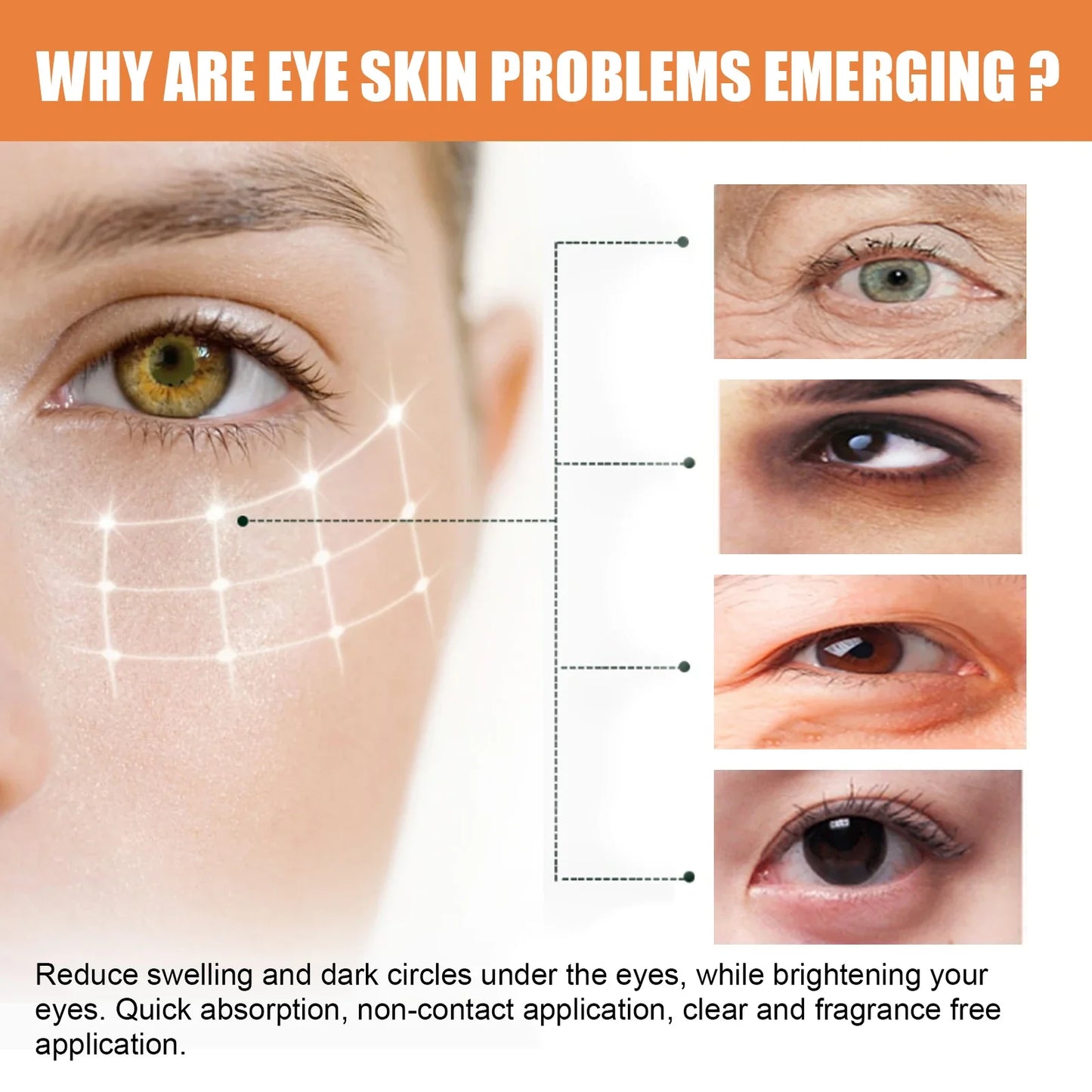 Revitalize Your Eyes: Vitamin C Eye Balm for Dark Circles, Puffiness & Fine Lines – Brightening Cream Stick
