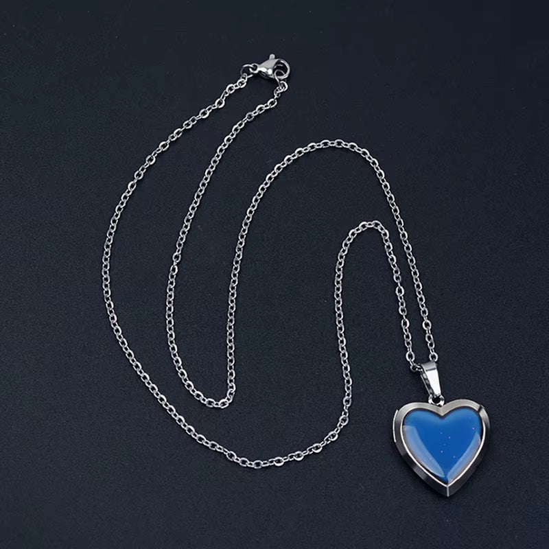 Color Change Mood Locket- Heart Love Pendant