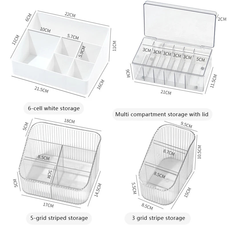 Eyelash Extension Tool Storage Box with Cover Lash Accessories Lashes Glue Tweezer Holder Organizer Acrylic Transparent Box