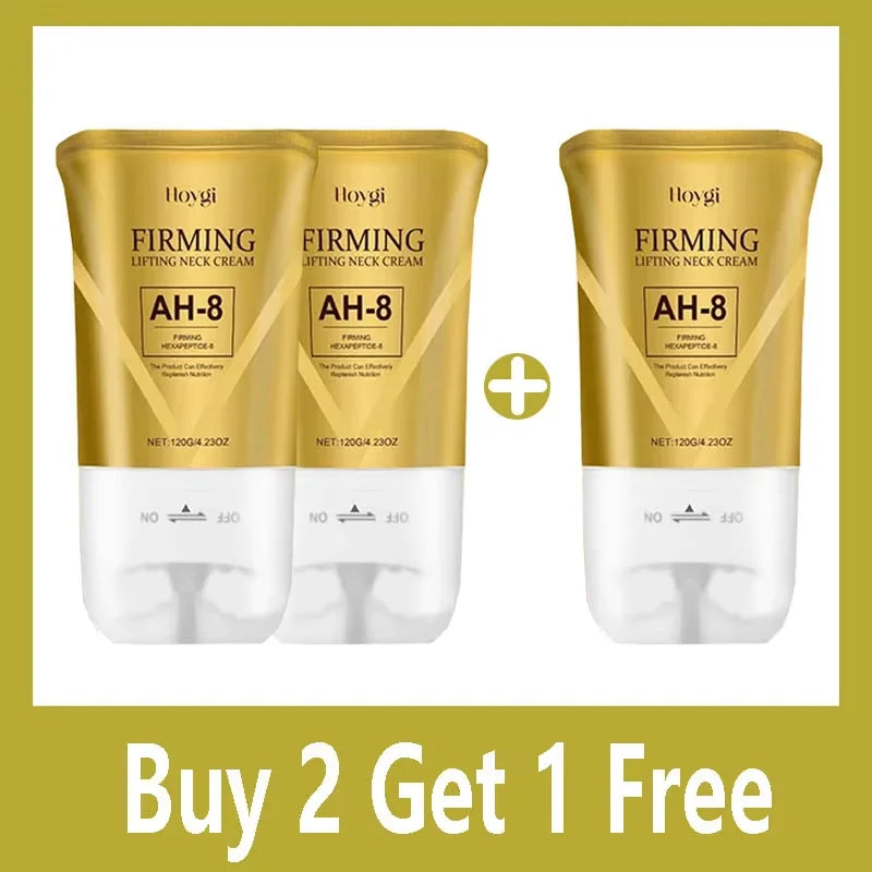 Revitalize Your Neck: Whitening & Firming Wrinkle Cream with Massage Roller for Youthful Skin