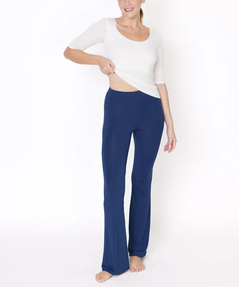 BAMBOO SLIM BELL YOGA PANTS