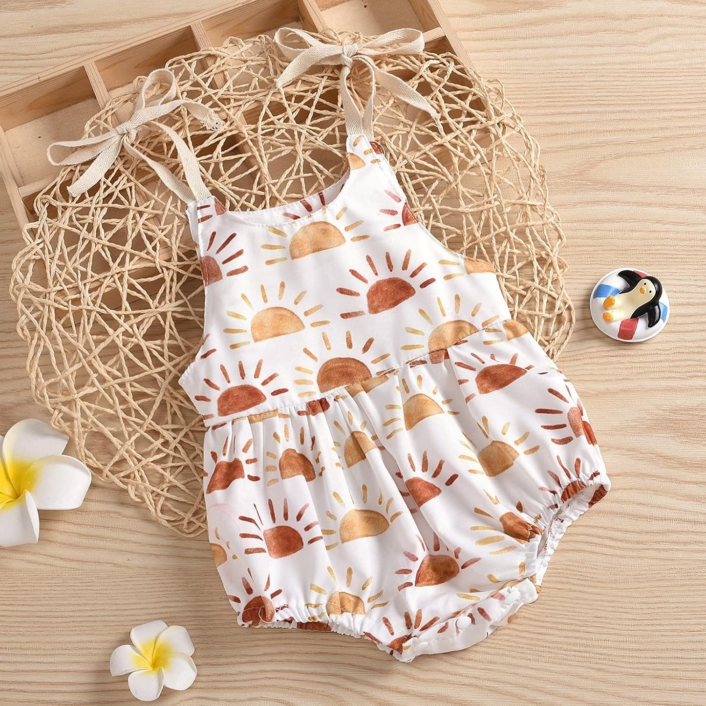 Infant Newborn Baby Girl Floral Romper Kids Spaghetti Strap One Piece Jumpsuit Shorts Toddler Summer Overall Clothes