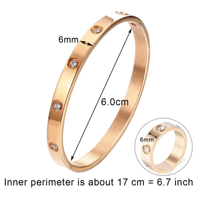 Bangle/ Ring Set -Stainless Steel Jewelry