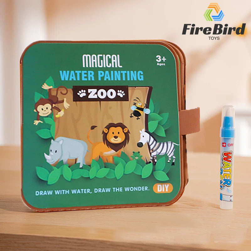 Magic Water Picture Book That Can Be Colored Repeatedly - Children Educational Toys