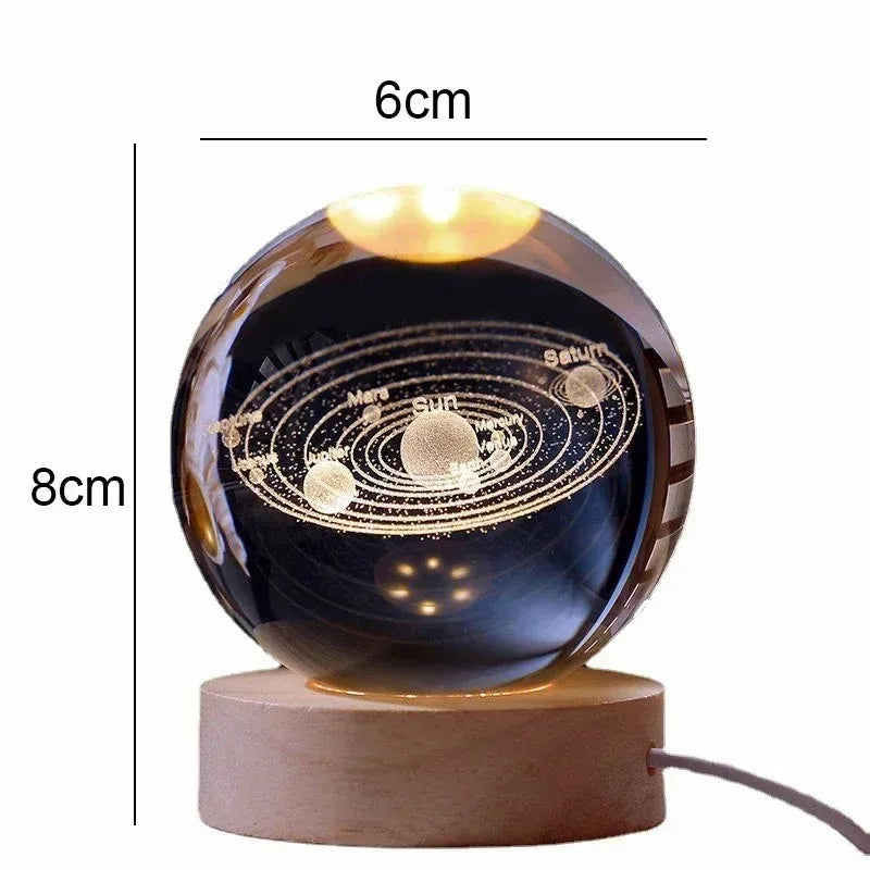 Crystal Ball -3D Planet Ball -Light