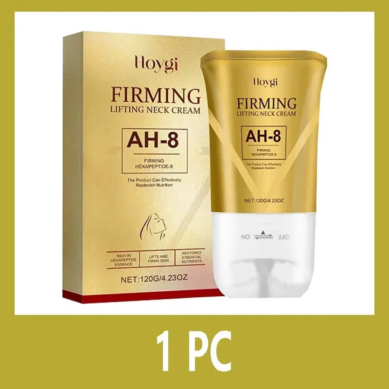 Revitalize Your Neck: Whitening & Firming Wrinkle Cream with Massage Roller for Youthful Skin