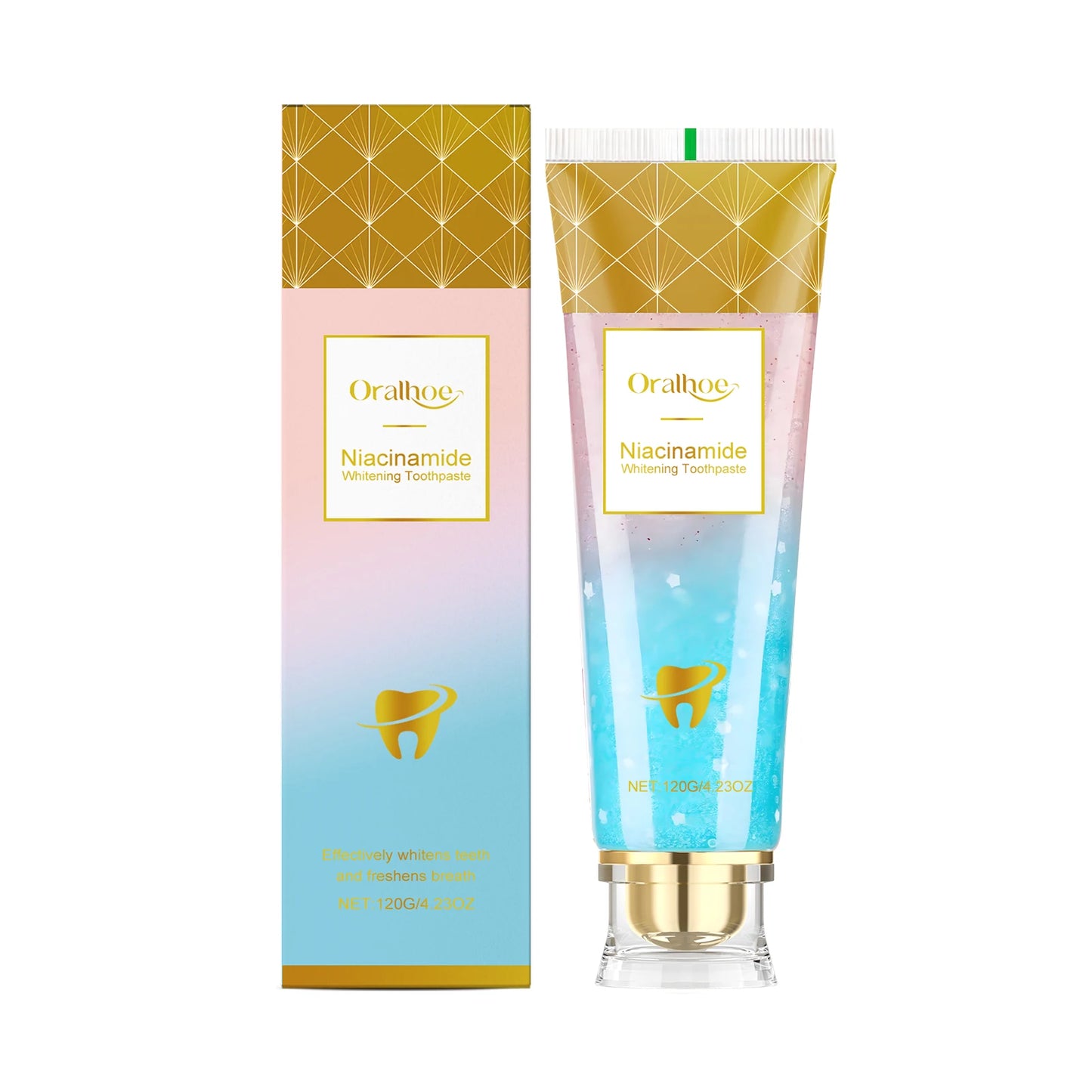 Niacinamide Whitening Toothpaste - Effortlessly Brighten Teeth, Remove Plaque, Repair Caries & Fight Bad Breath!