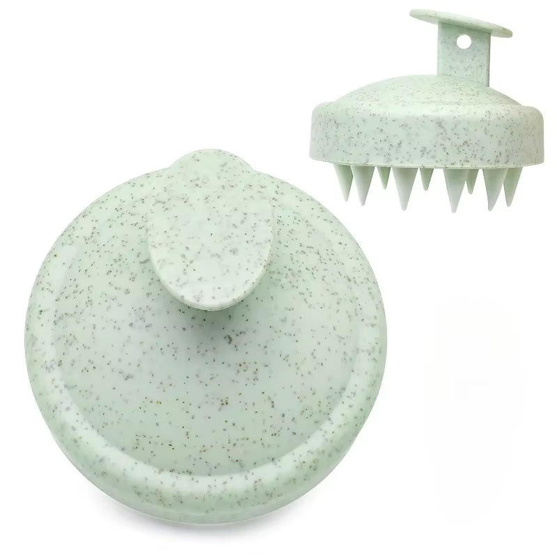 Revitalize Your Scalp with the Silicone Shampoo Massager – Ultimate Hair Therapy Brush for Relaxing Acupuncture Point Massage!