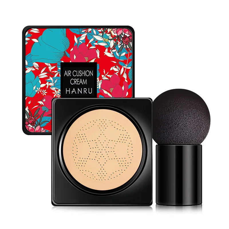 Revitalize Your Skin with Mushroom Infused Air Cushion BB Cream - Moisturizing Concealer & Foundation in One!