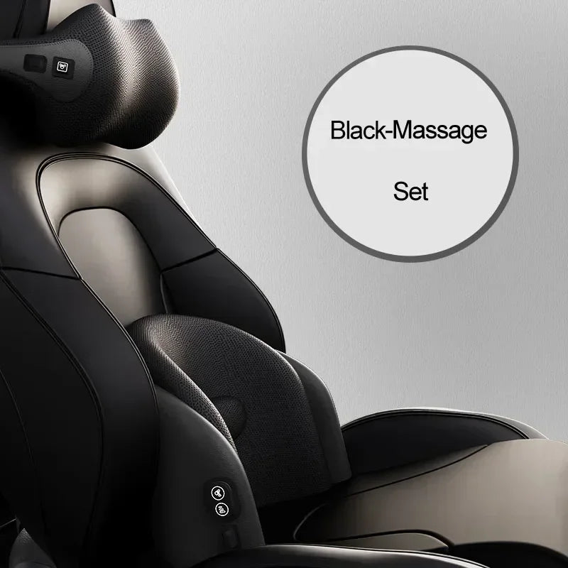 Car Neck Cushion Lumbar Support Electric Men Massage Neck Car Neck Pillow Outdoor Accessories Home Car Massage Neck Pillow Waist