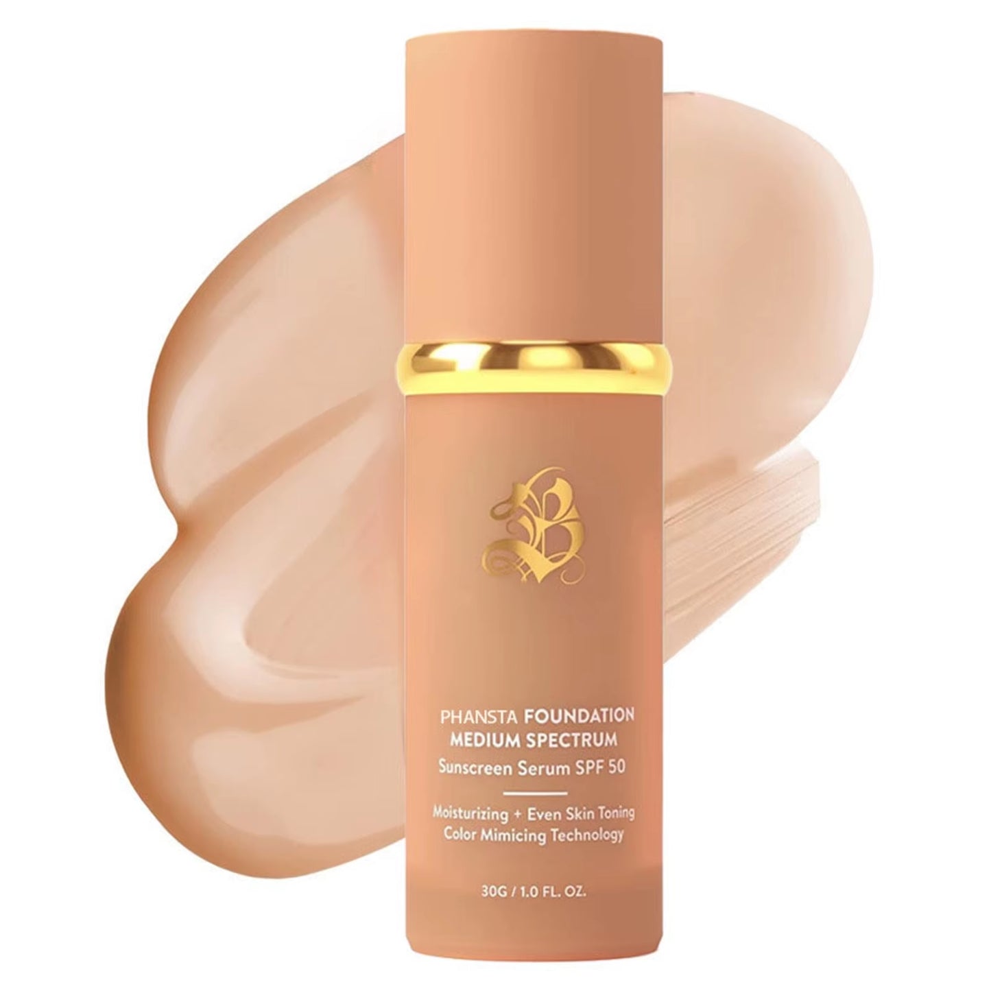 New Biomimicry Foundation 4 in 1 Spectrums 4 in 1 Biomimicry Light Spectrums Foundation with Spf50+ Longwearing