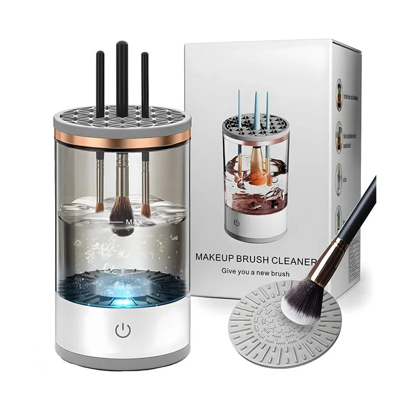 Quick-Dry Electric Makeup Brush Cleaner for Effortless Beauty Routine