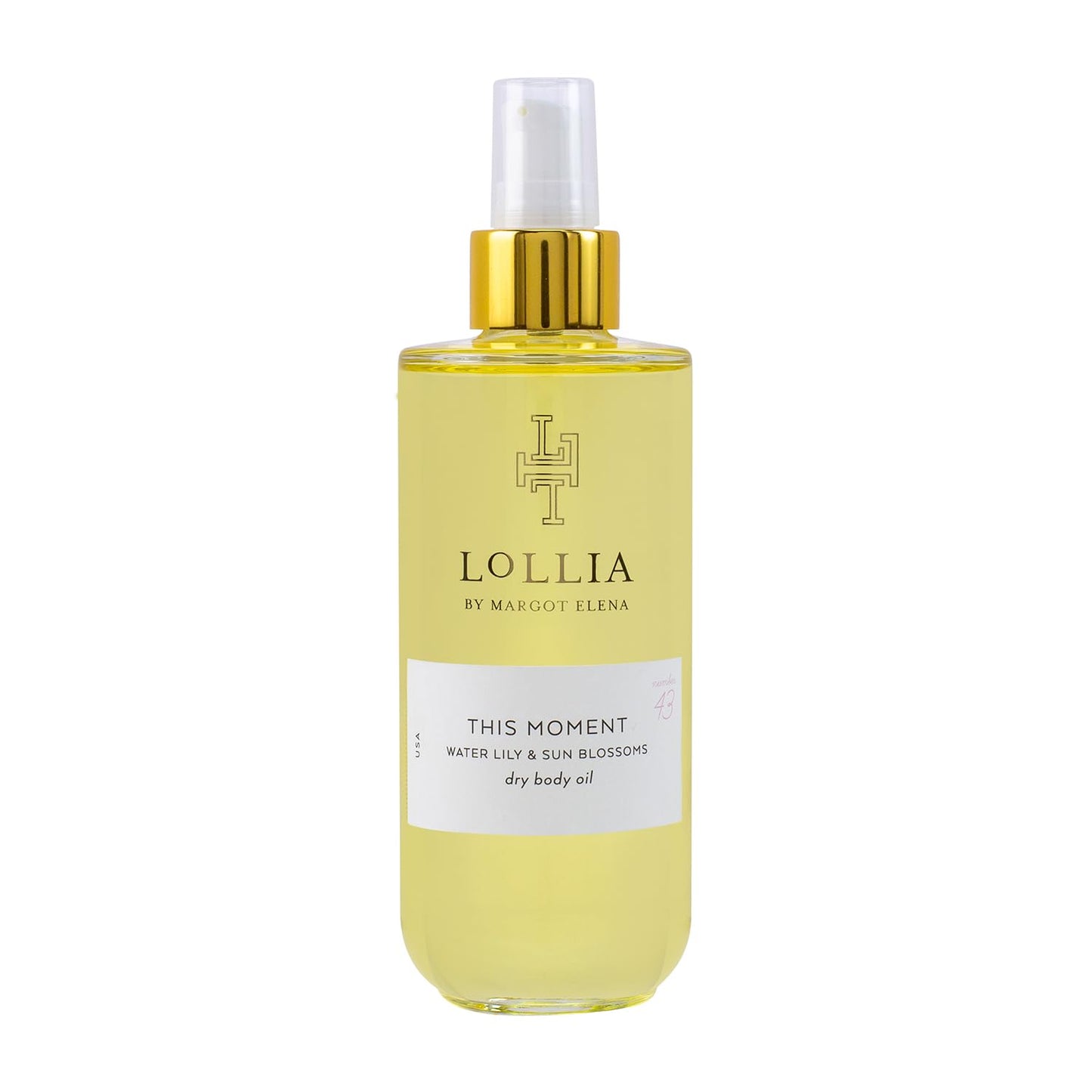 Luxurious Breathe Dry Body Oil - 6.8 Oz. Peony & White Lily Scent for All Skin Types, Deeply Moisturizing & Scented Body Oil for Women