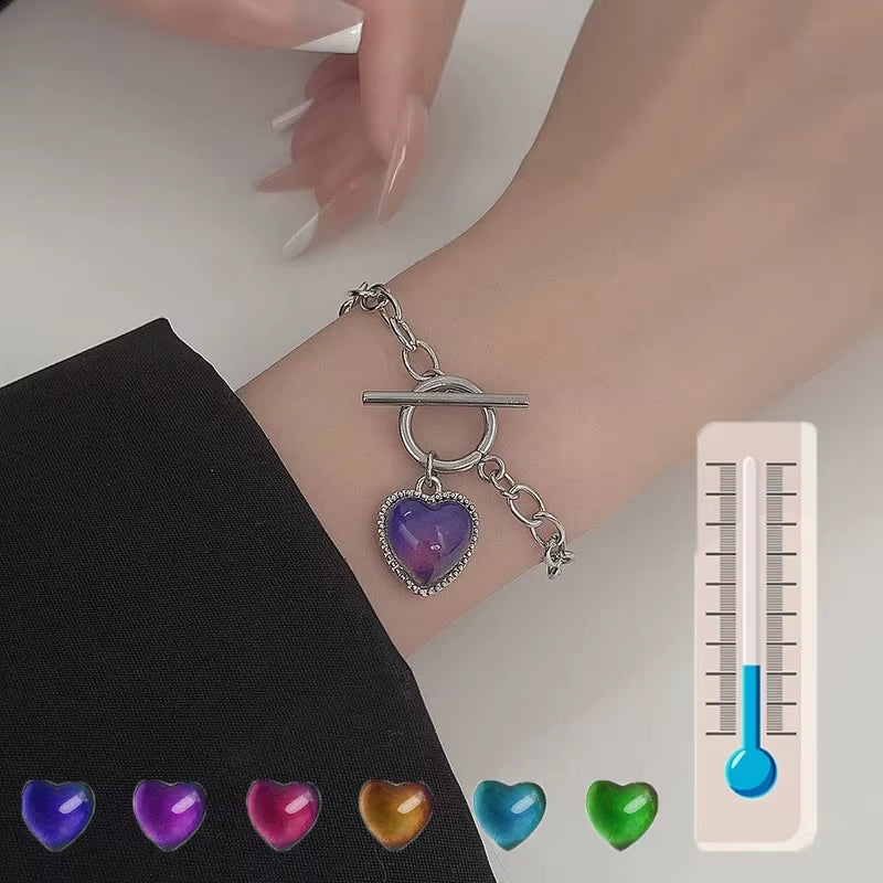 Color Change Mood Locket- Heart Love Pendant