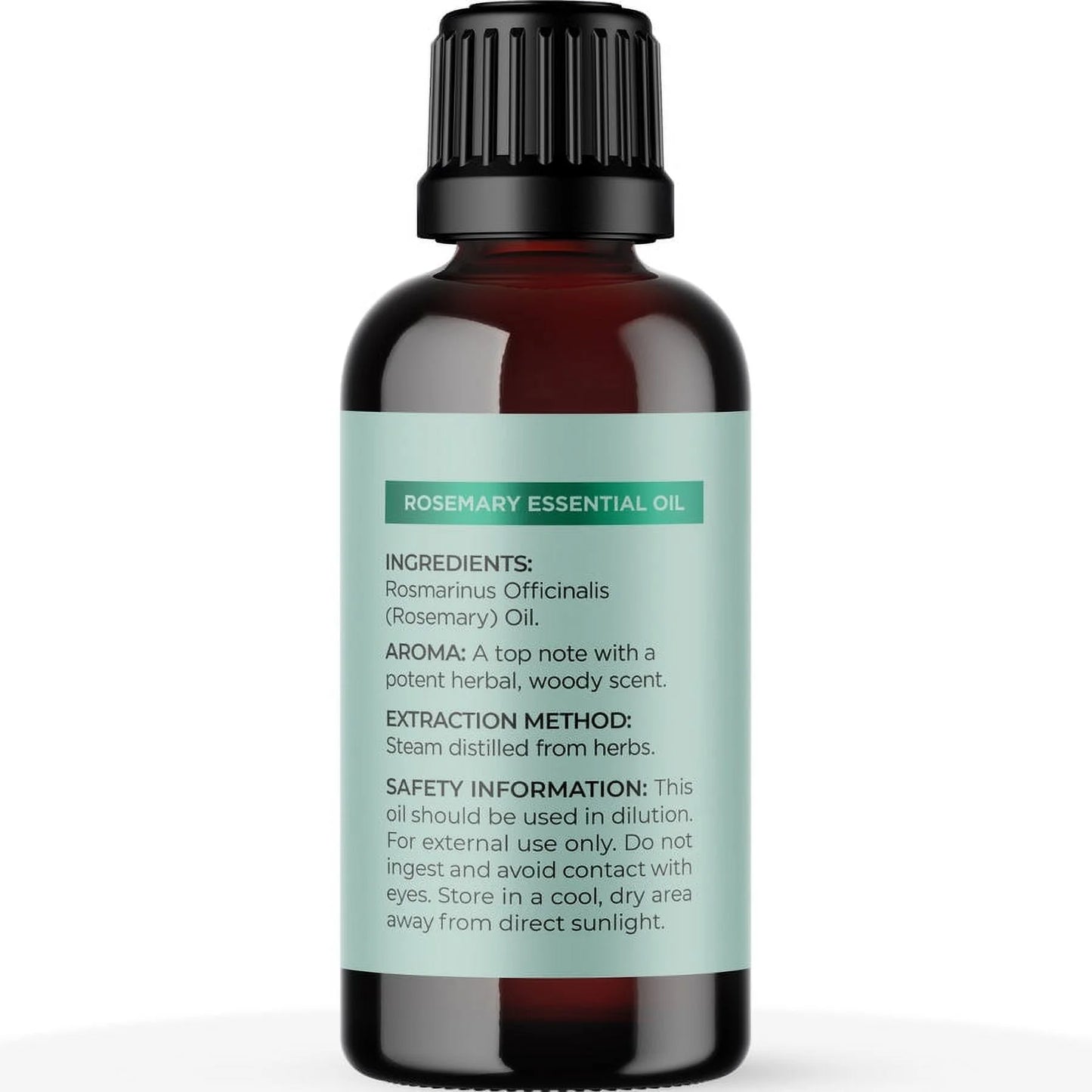 Pure Rosemary Essential Oil with Dropper - Undiluted Rosemary Oil for Hair Skin and Nails and Refreshing Aromatherapy Oil for Diffusers - Rosemary Essential Oil for Cleansing Dry Scalp Care 4Oz
