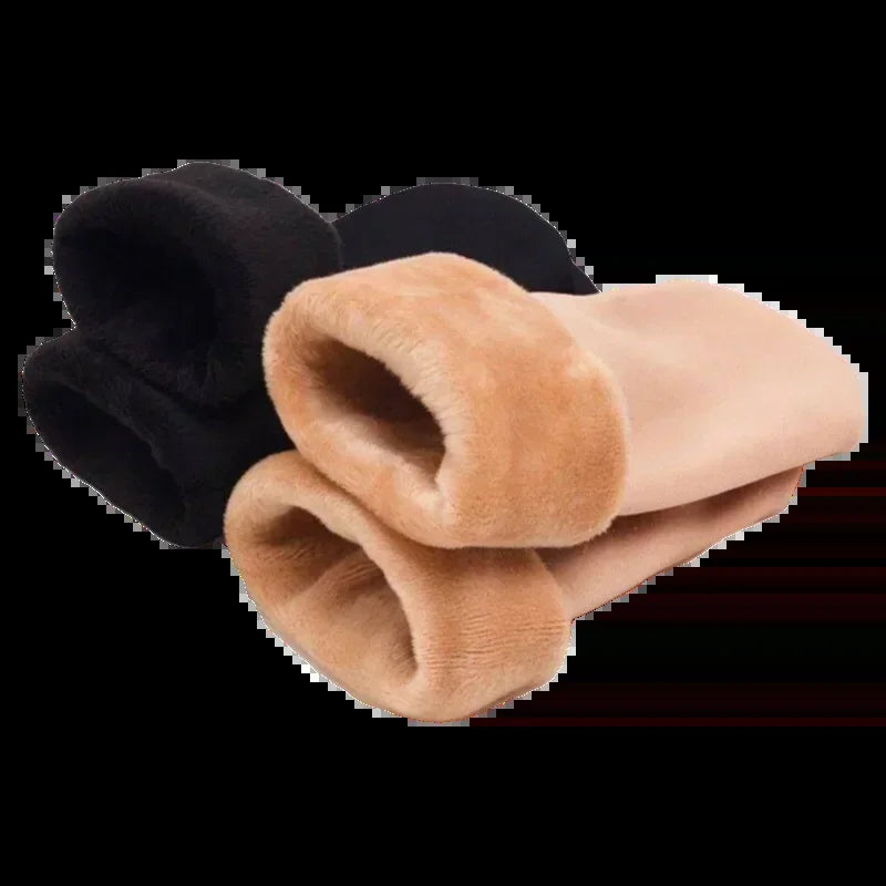 Cozy Cashmere Wool Thermal Socks for Women - Winter Warmth & Comfort - 5 Pairs of Soft Short Boot Socks