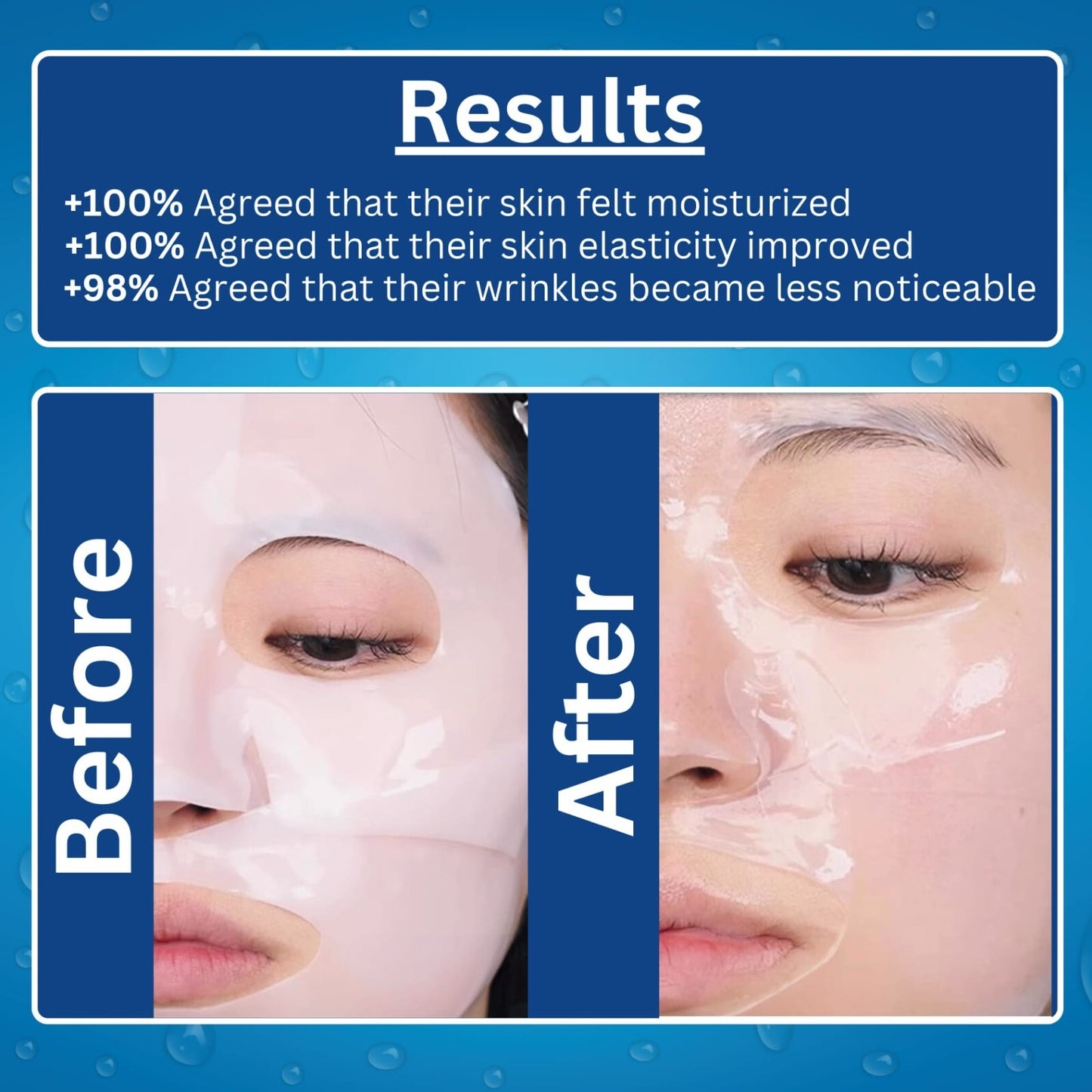 Korean Beauty Bio-Collagen Real Deep Facial Mask 34G X 4 Ea