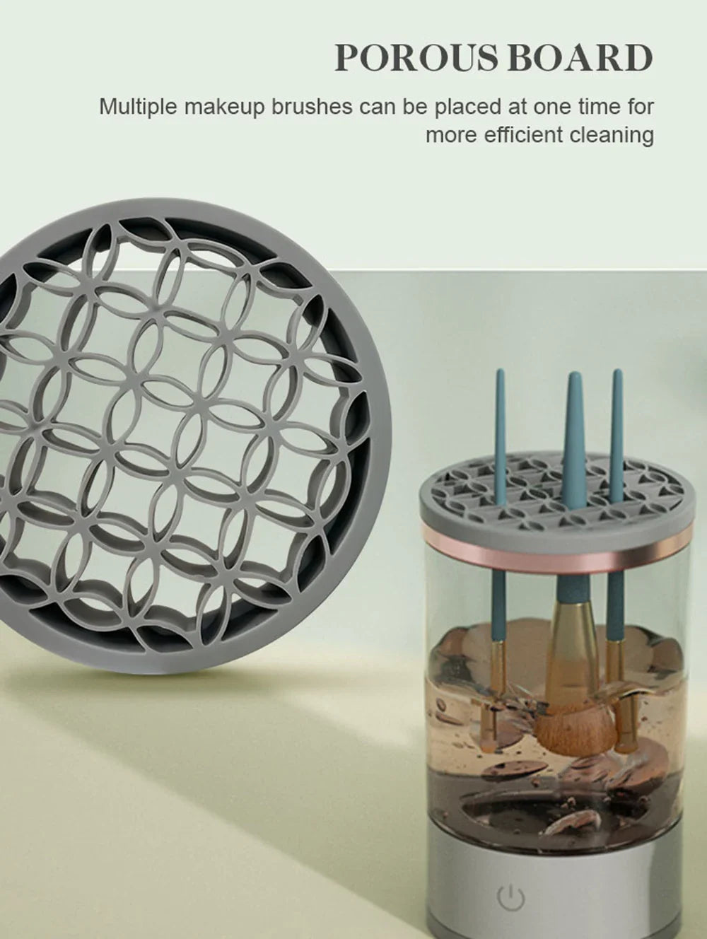 Quick-Dry Electric Makeup Brush Cleaner for Effortless Beauty Routine