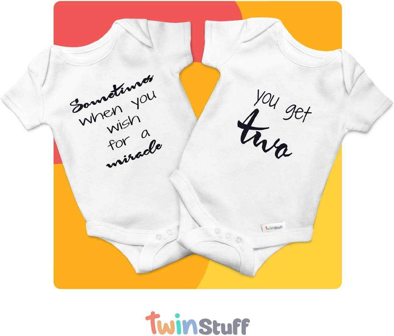 White & Grey Cotton Twin Rompers – Unisex Newborn Outfits for Boys & Girls – Soft, Comfy, Washable, 0-3, 3-6 Months