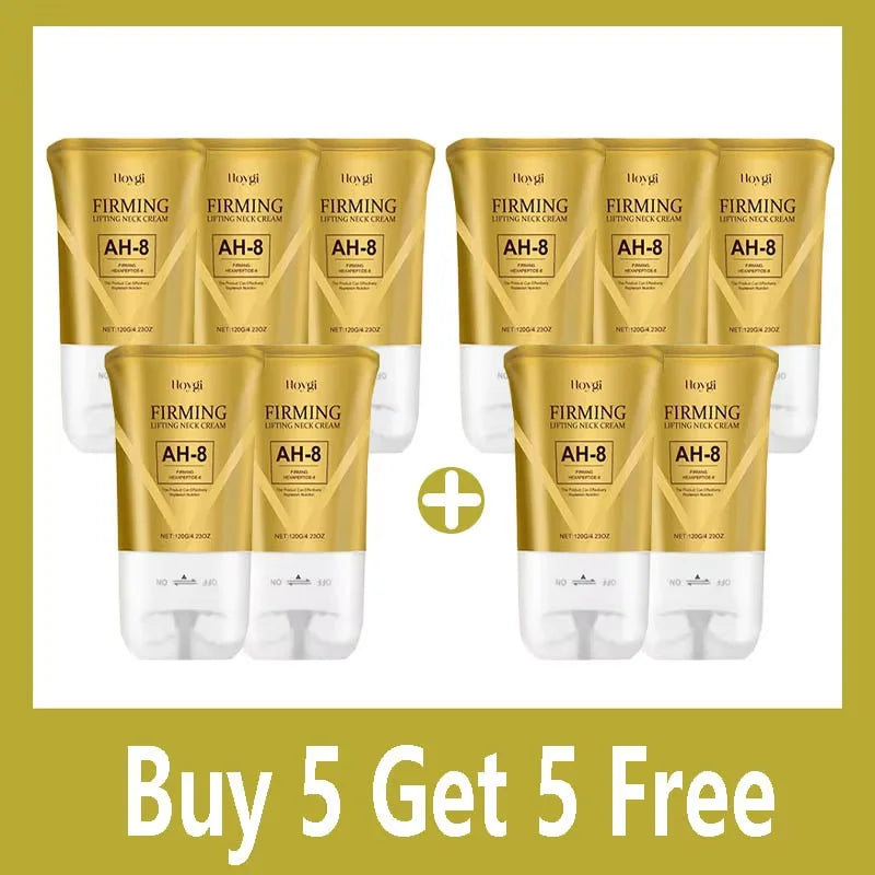 Revitalize Your Neck: Whitening & Firming Wrinkle Cream with Massage Roller for Youthful Skin