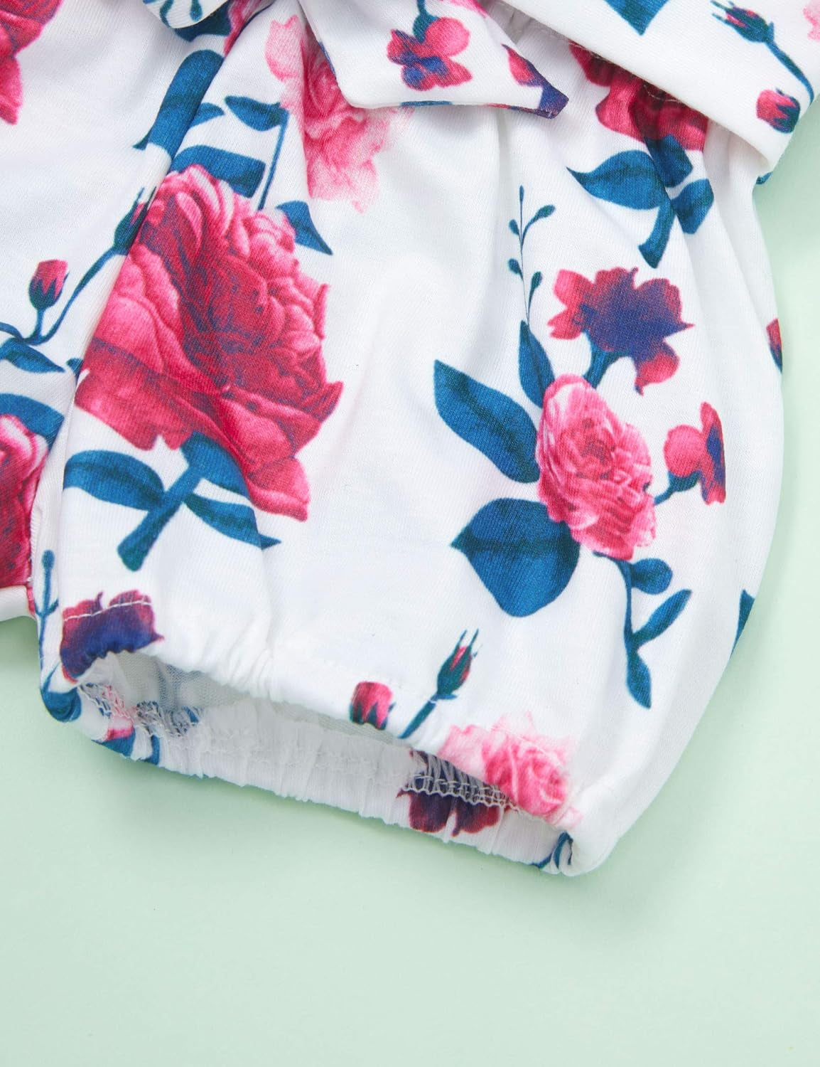 Baby Girl Clothes Ruffle Romper Floral Short Pants Summer Outfits Cute Baby Girl Clothes