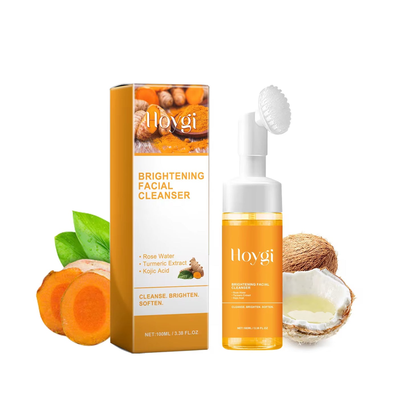 Revitalizing Turmeric Cleanser - Control Oil, Banish Dark Spots, Fight Acne & Brighten Skin with Vitamin C!