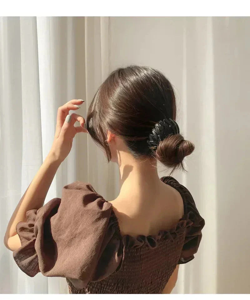 Elegant Bird Nest Hair Claw for Chic Updos