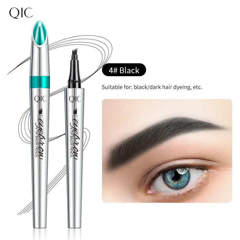 Liquid Eyebrow Pencil 3D Waterproof -Long Lasting Natural Dark Brown