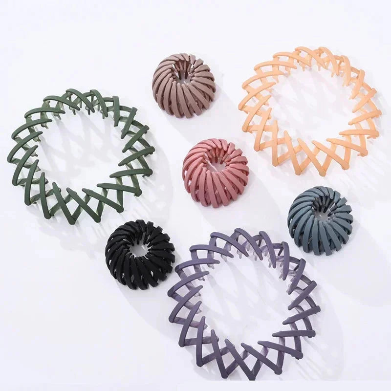 Elegant Bird Nest Hair Claw for Chic Updos