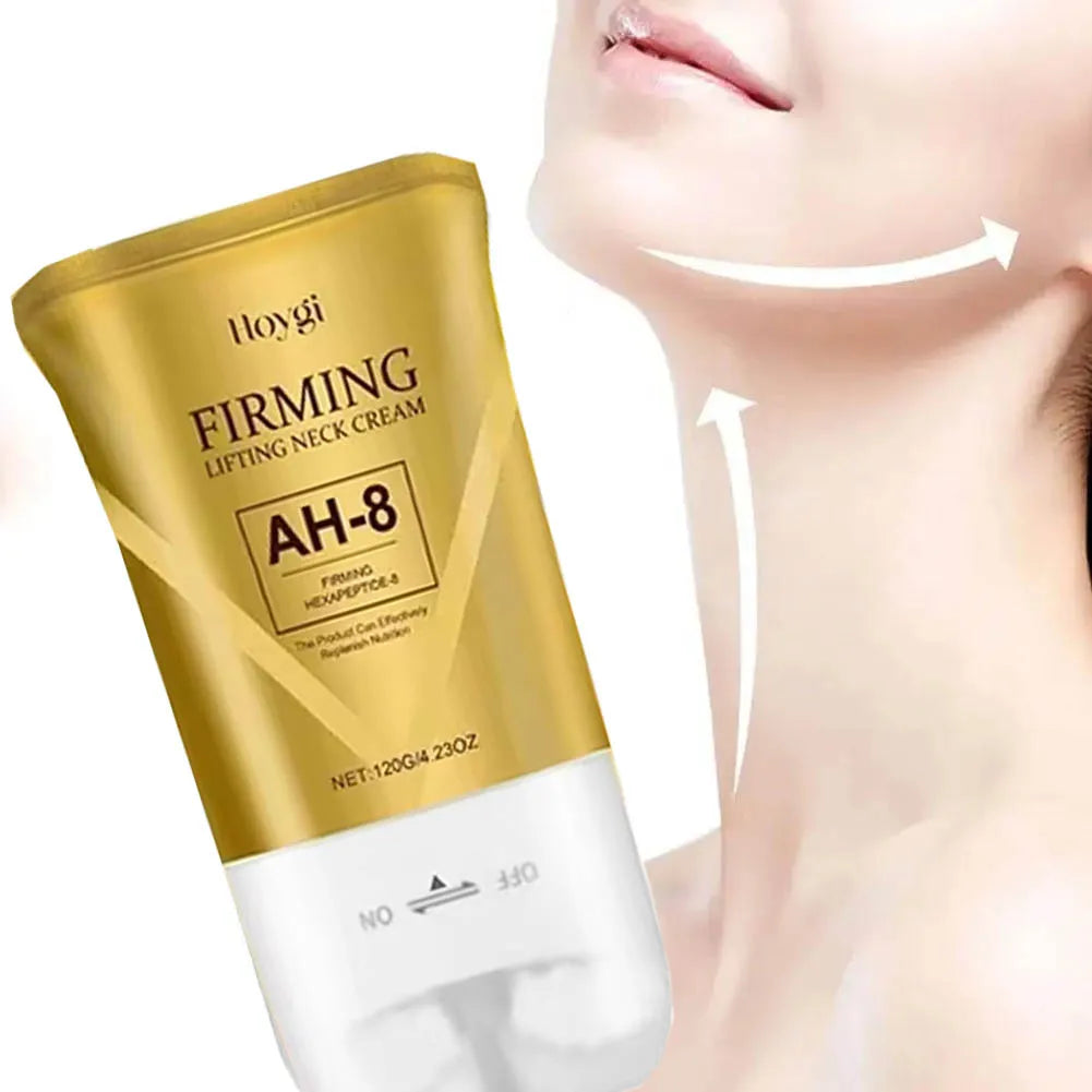 Revitalize Your Neck: Whitening & Firming Wrinkle Cream with Massage Roller for Youthful Skin