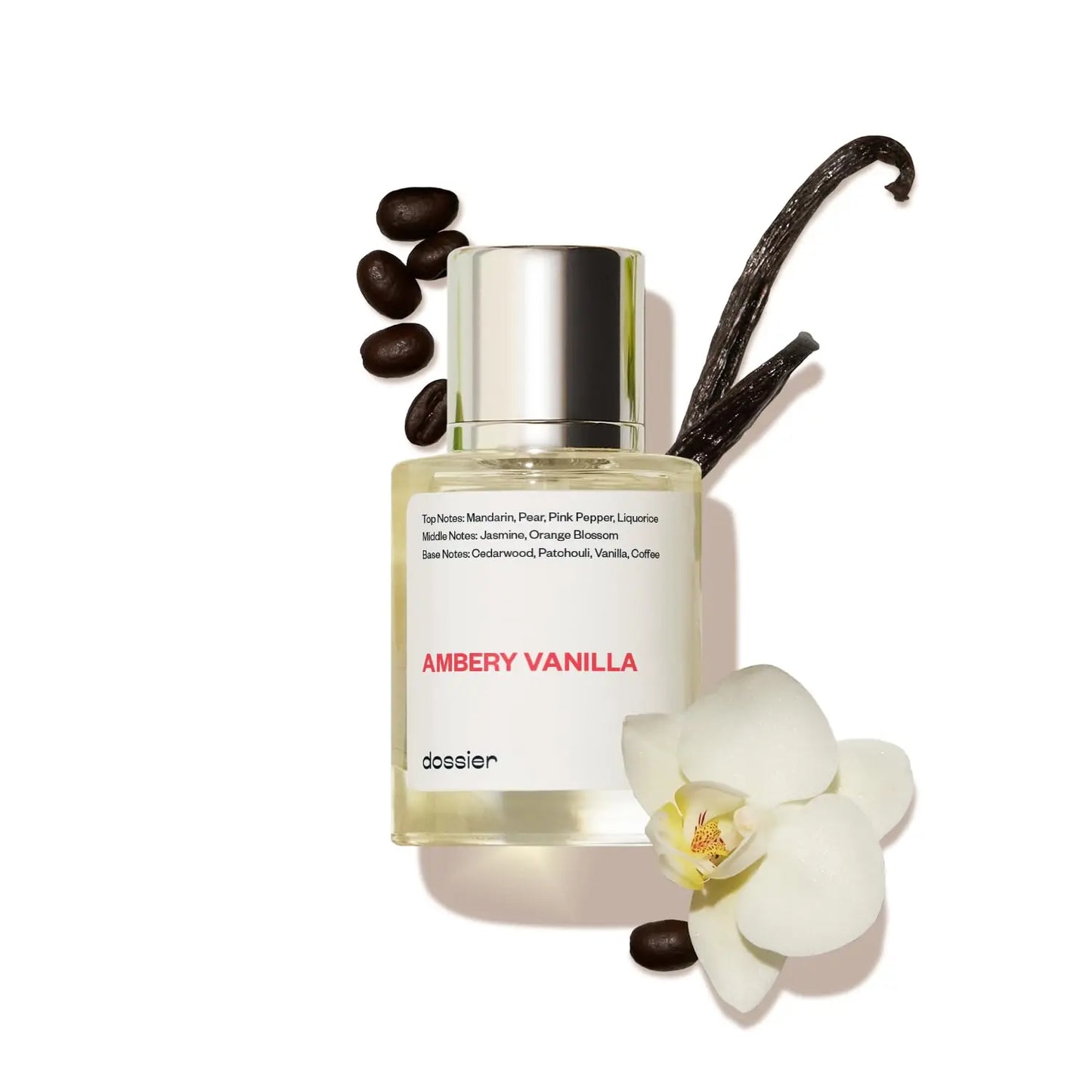 Dossier - Ambery Vanilla 1.7Oz (50Ml) - Eau De Parfum - Inspired by Y S.L'S B.Lack O.Pium - Long-Lasting Fragrance - Feminine