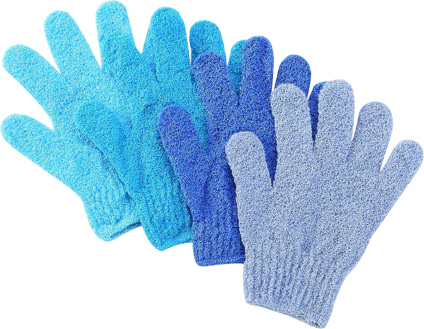 Revitalize Your Skin with 4 Pcs Exfoliating Hand Gloves - Ultimate Scrub Experience!