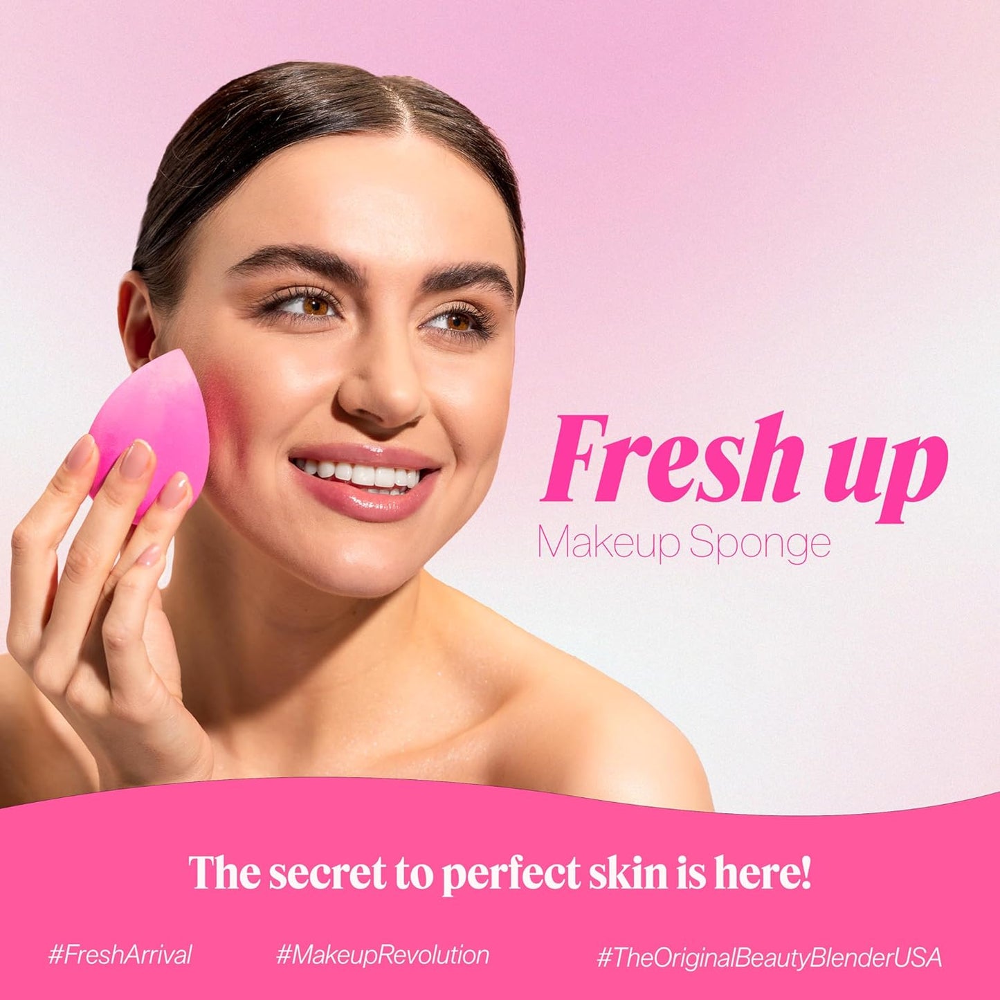 ™ - Original-Pink - Beauty-Blender - Makeup-Sponge - Super-Soft - Foundation-Sponge, Powders, Blush Creams, Reusable, Washable, Streak Free Application, Vegan, Latex Free (Pack of 1)