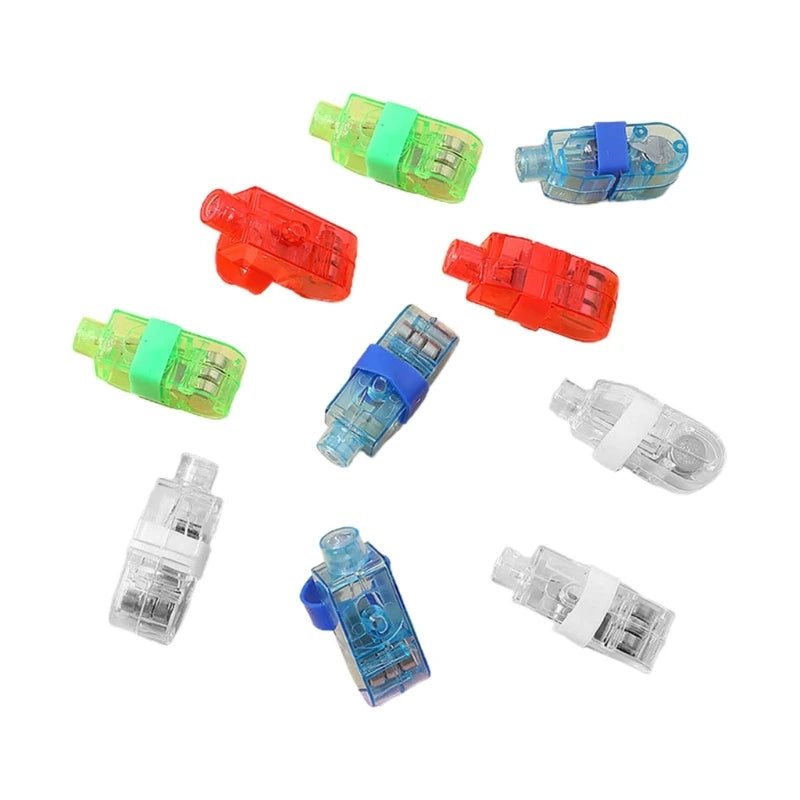LED Finger Lights 10 Pack Finger Ring Glow Sticks Light Decor