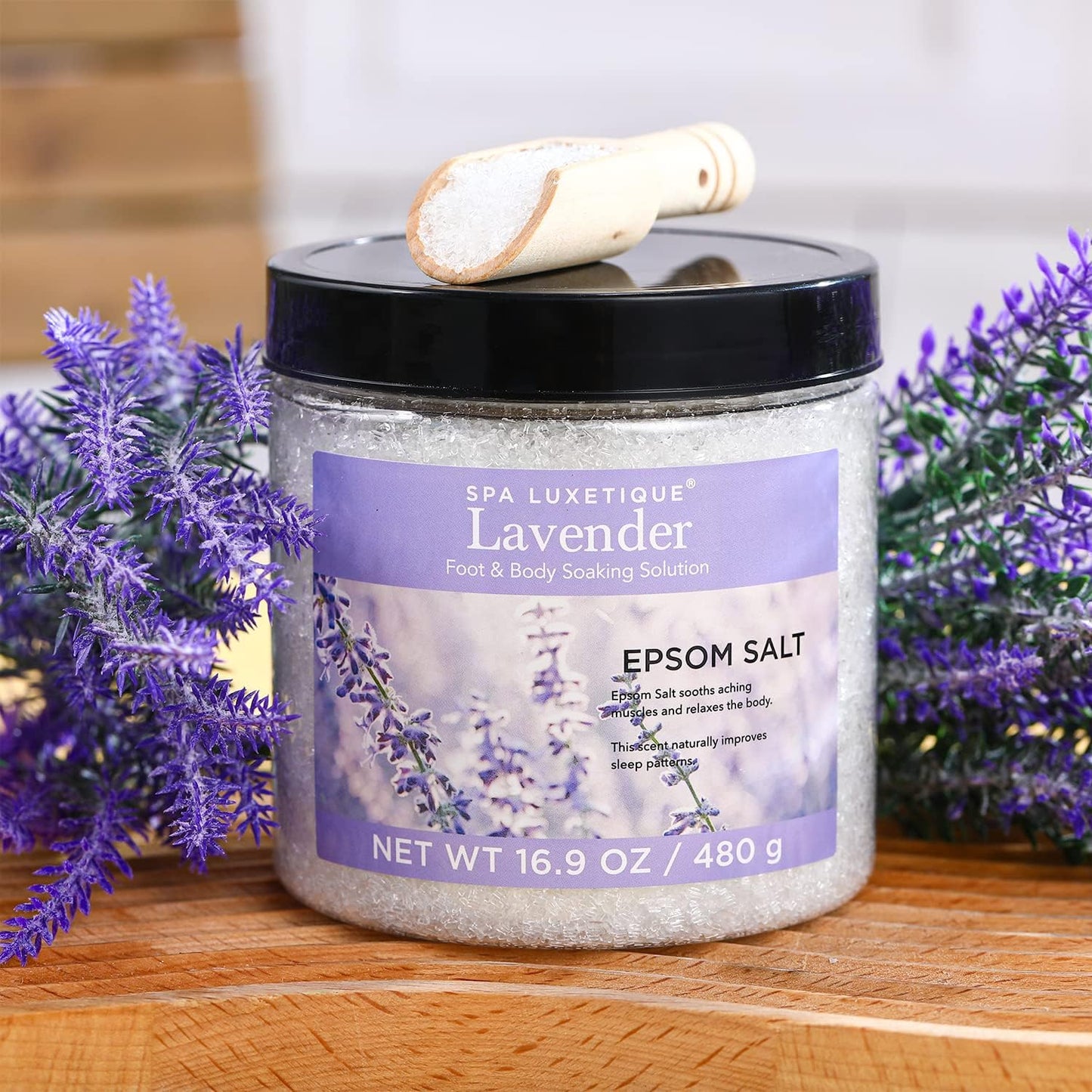 Indulgent Epsom Salts Gift Set for Women - 3.17lbs Soothing Bath Salts for Relaxation - Perfect Mother’s Day & Christmas Gift for Moms