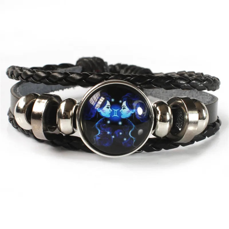 Zodiac Signs Constellation Charm Bracelet