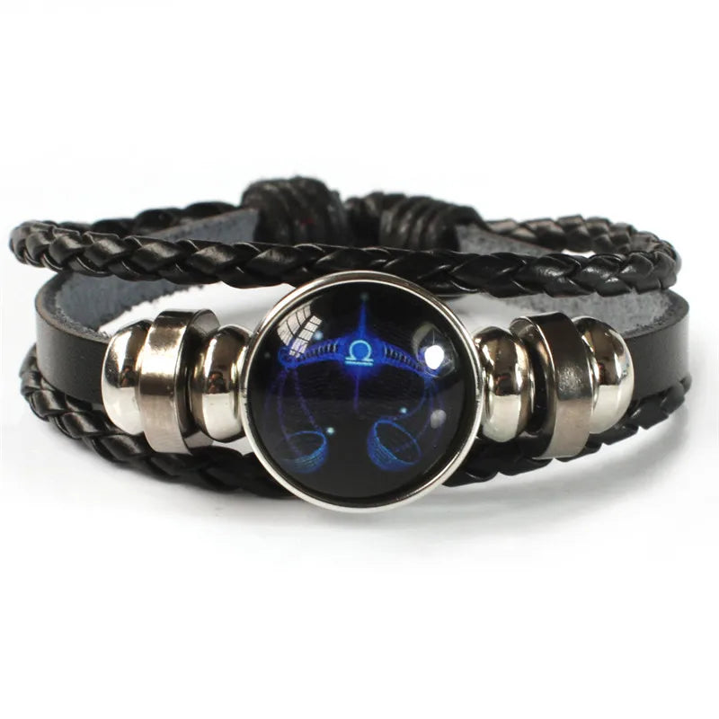 Zodiac Signs Constellation Charm Bracelet
